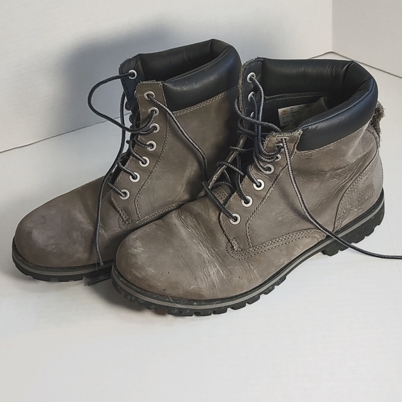 Timberland Other - Men's 9 Timberland Boots Suede Nubuck Grey Gray & Black